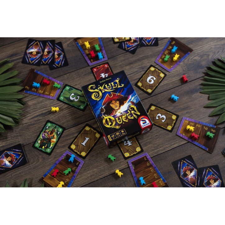 Skull Queen Jeu de cartes - SCHMIDT - 49456 - Multicolore - 2 a 6 joueurs - a partir de 8 ans Skull Queen Jeu de cartes - SCHMIDT - 49456 - Multicolore - 2 a 6 joueurs - a partir de 8 ans