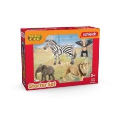 Figurine Mes premiers animaux d'Afrique, 4 figruines, Schleich 42721 W