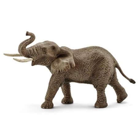 Figurine Eléphant d'Afrique mâle, Schleich 14762 Wild Life, des 5 an
