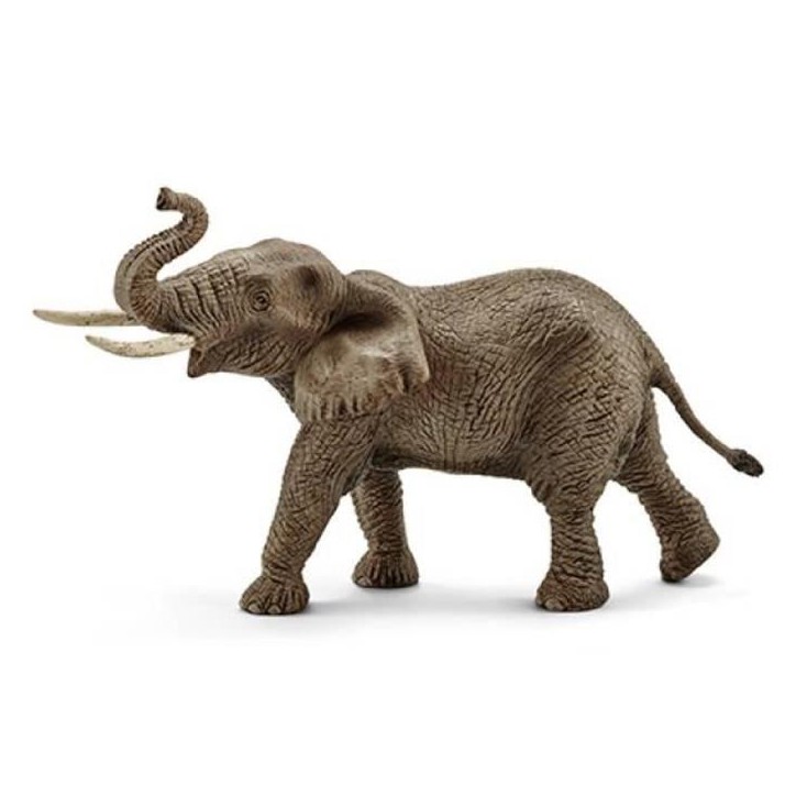 Figurine Eléphant d'Afrique mâle, Schleich 14762 Wild Life, des 5 ans