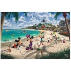 Puzzle - SCHMIDT SPIELE - DISNEY, Mickey & Minnie in Florida - 200 pieces - Des 7 ans