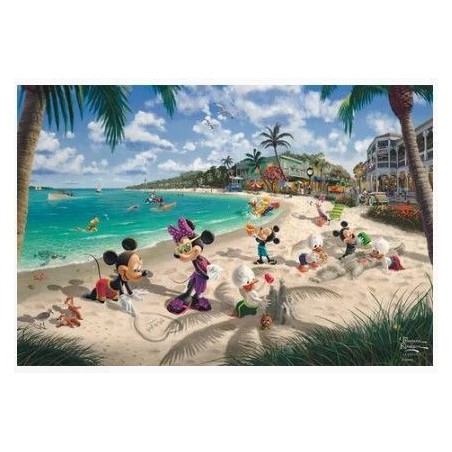 Puzzle - SCHMIDT SPIELE - DISNEY, Mickey & Minnie in Florida - 200 pieces - Des 7 ans