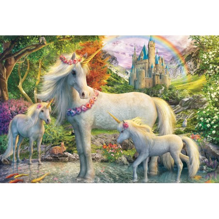 Puzzle - SCHMIDT SPIELE - La licorne et ses poulains - 200 pieces - Des 8 ans