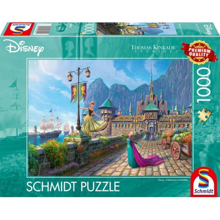 Puzzle - SCHMIDT SPIELE - DISNEY, La Reine des Neiges, Celebration a A