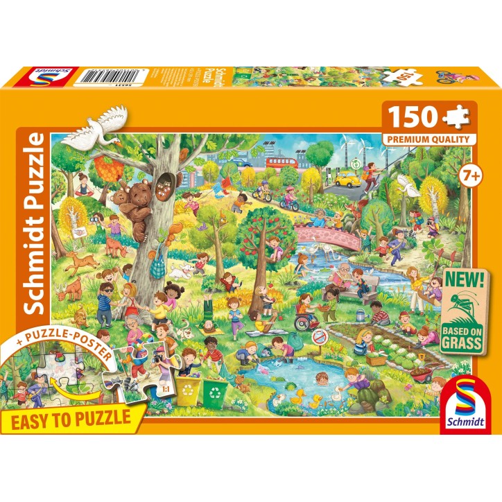 Puzzle - SCHMIDT SPIELE - La nature est un jeu d'enfant - 150 pieces - Des 7 ans Puzzle - SCHMIDT SPIELE - La nature est un jeu d'enfant - 150 pieces - Des 7 ans
