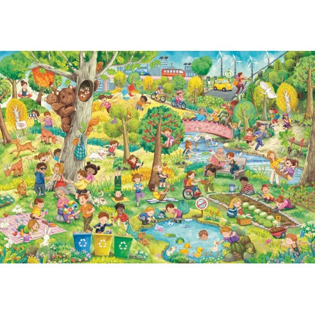 Puzzle - SCHMIDT SPIELE - La nature est un jeu d'enfant - 150 pieces - Des 7 ans