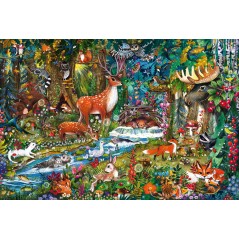 Puzzle - SCHMIDT SPIELE - Animaux des forets d'Europe - 150 pieces - Des 7 ans