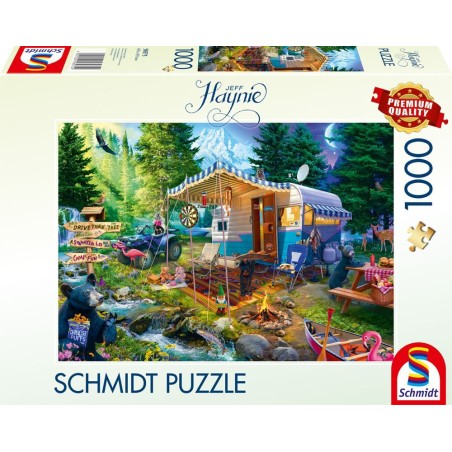 Puzzle - SCHMIDT SPIELE - La caravane dans les montagnes - 1000 pieces