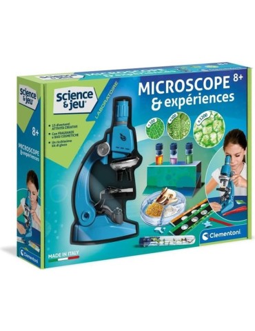 Clementoni - Sciences et Jeu - Super Microscope Professionnel - 8 ans et +