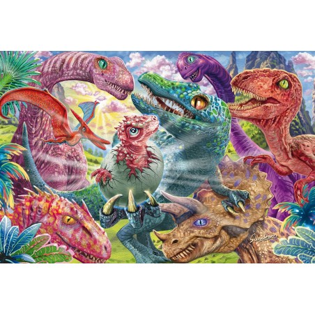 Puzzle - SCHMIDT SPIELE - Petit dino, grandes aventures - 100 pieces - Des 6 ans