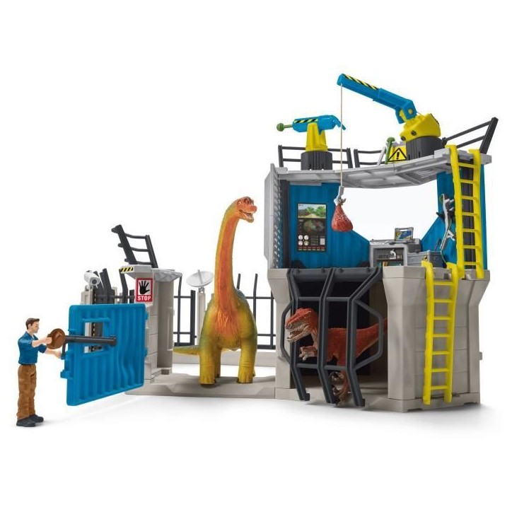 Grande station de recherche Dino, coffret de 72 pieces, jouets, Des 5 ans, Schleich 41462 Dinosaurs Grande station de recherche Dino, coffret de 72 pieces, jouets, Des 5 ans, Schleich 41462 Dinosaurs