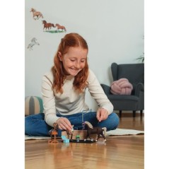Box de lavage pour chevaux Emily et Luna, coffret schleich avec 19 él