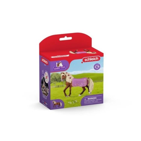 Étalon Paso Fino Spectacle équestre, coffret schleich avec 1 cheval schleich et 1 couverture, coffret figurines pour enfants d