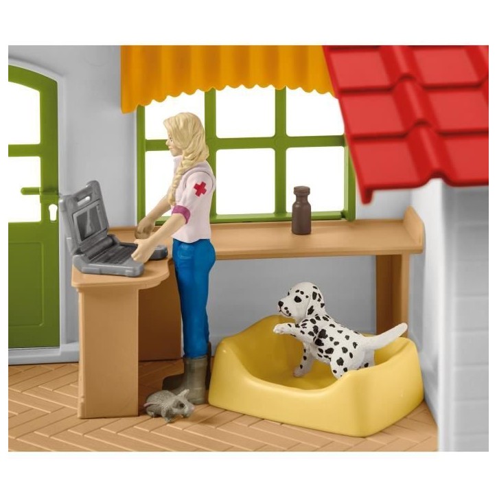 Cabinet vétérinaire avec animaux, coffret de 43 pieces avec figurine vétérinaire, animaux et accessoires, jouets animaux de Cabinet vétérinaire avec animaux, coffret de 43 pieces avec figurine vétérinaire, animaux et accessoires, jouets animaux de