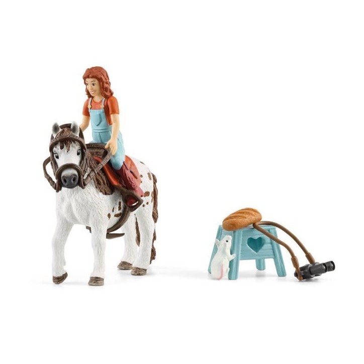 Figurine Cavaliere Mia et Spotty -Schleich Horse Club - schleich 42518 HORSE CLUB