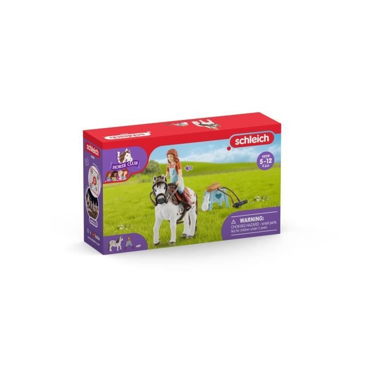 Figurine Cavaliere Mia et Spotty -Schleich Horse Club - schleich 42518 HORSE CLUB