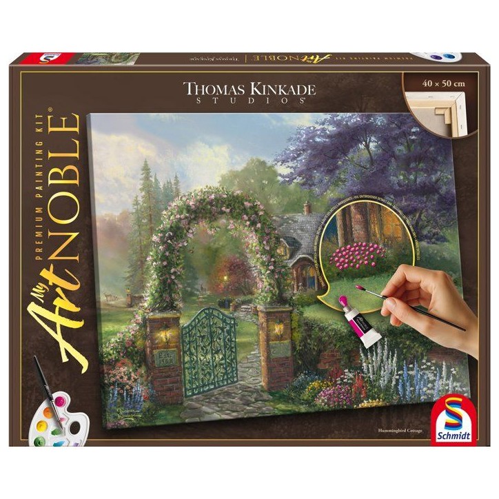 My Art Noble - Kit de peinture Premium - SCHMIDT SPIELE - Cottage aux colibris - Des 12 ans My Art Noble - Kit de peinture Premium - SCHMIDT SPIELE - Cottage aux colibris - Des 12 ans