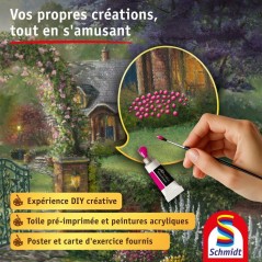 My Art Noble - Kit de peinture Premium - SCHMIDT SPIELE - Cottage aux