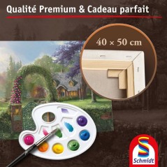 My Art Noble - Kit de peinture Premium - SCHMIDT SPIELE - Cottage aux