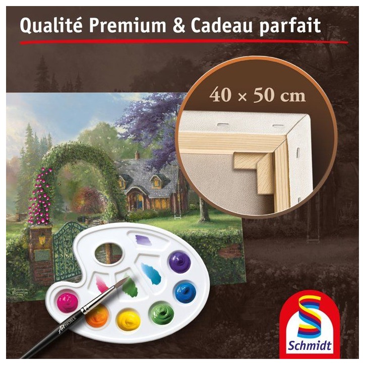 My Art Noble - Kit de peinture Premium - SCHMIDT SPIELE - Cottage aux colibris - Des 12 ans My Art Noble - Kit de peinture Premium - SCHMIDT SPIELE - Cottage aux colibris - Des 12 ans