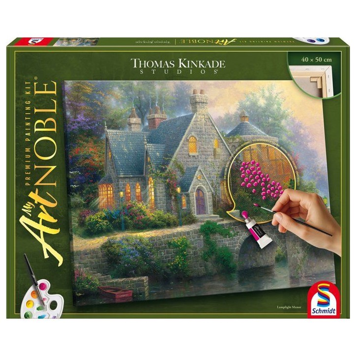 My Art Noble - Kit de peinture Premium - SCHMIDT SPIELE - Manoir Eclairé - Des 12 ans My Art Noble - Kit de peinture Premium - SCHMIDT SPIELE - Manoir Eclairé - Des 12 ans