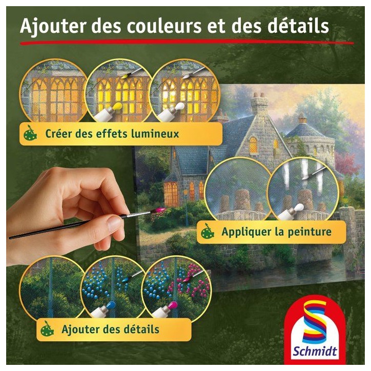 My Art Noble - Kit de peinture Premium - SCHMIDT SPIELE - Manoir Eclairé - Des 12 ans My Art Noble - Kit de peinture Premium - SCHMIDT SPIELE - Manoir Eclairé - Des 12 ans