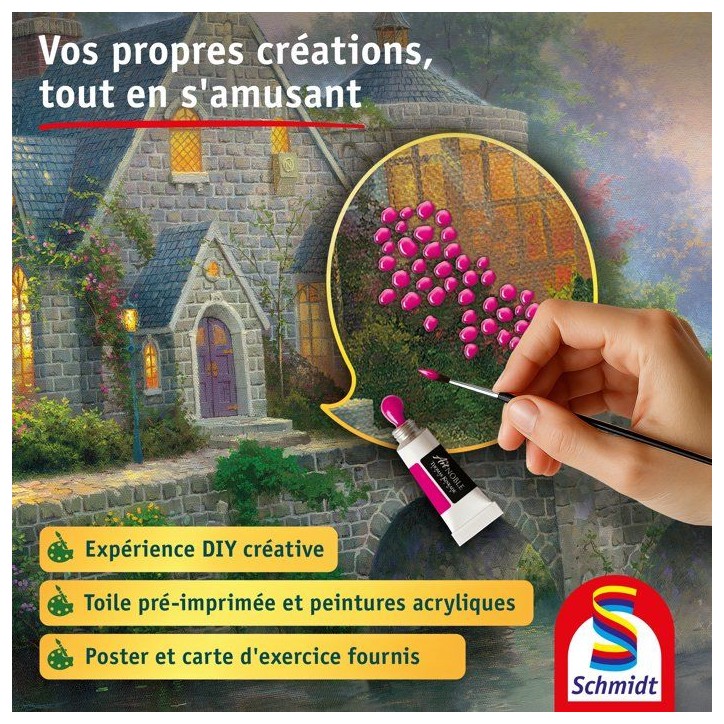 My Art Noble - Kit de peinture Premium - SCHMIDT SPIELE - Manoir Eclairé - Des 12 ans My Art Noble - Kit de peinture Premium - SCHMIDT SPIELE - Manoir Eclairé - Des 12 ans