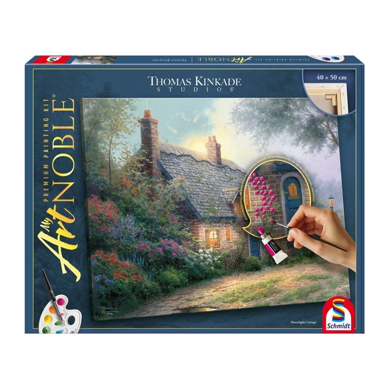 My Art Noble - Kit de peinture Premium - SCHMIDT SPIELE - Cottage au C