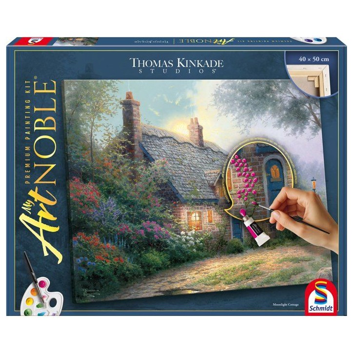 My Art Noble - Kit de peinture Premium - SCHMIDT SPIELE - Cottage au Clair de Lune - Des 12 ans My Art Noble - Kit de peinture Premium - SCHMIDT SPIELE - Cottage au Clair de Lune - Des 12 ans