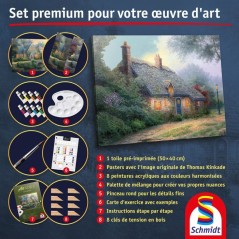 My Art Noble - Kit de peinture Premium - SCHMIDT SPIELE - Cottage au C