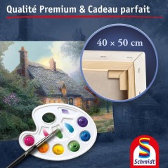 My Art Noble - Kit de peinture Premium - SCHMIDT SPIELE - Cottage au C