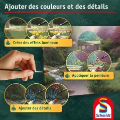 My Art Noble - Kit de peinture Premium - SCHMIDT SPIELE - Fontaine de sérénité - Des 12 ans