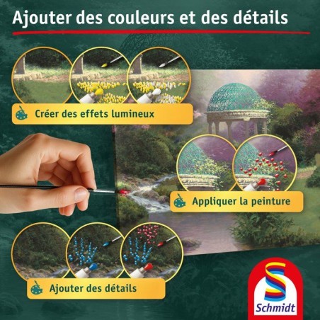 My Art Noble - Kit de peinture Premium - SCHMIDT SPIELE - Fontaine de sérénité - Des 12 ans