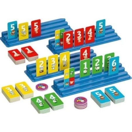 MyRummy Kids - Jeux de Société - SCHMIDT SPIELE - Initiez les enfants au Rami avec cette version adaptée et colorée !