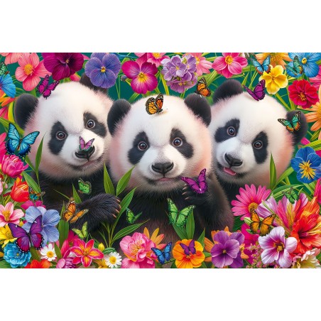 Puzzle - SCHMIDT SPIELE - Panda Trio - 200 pieces - Des 8 ans