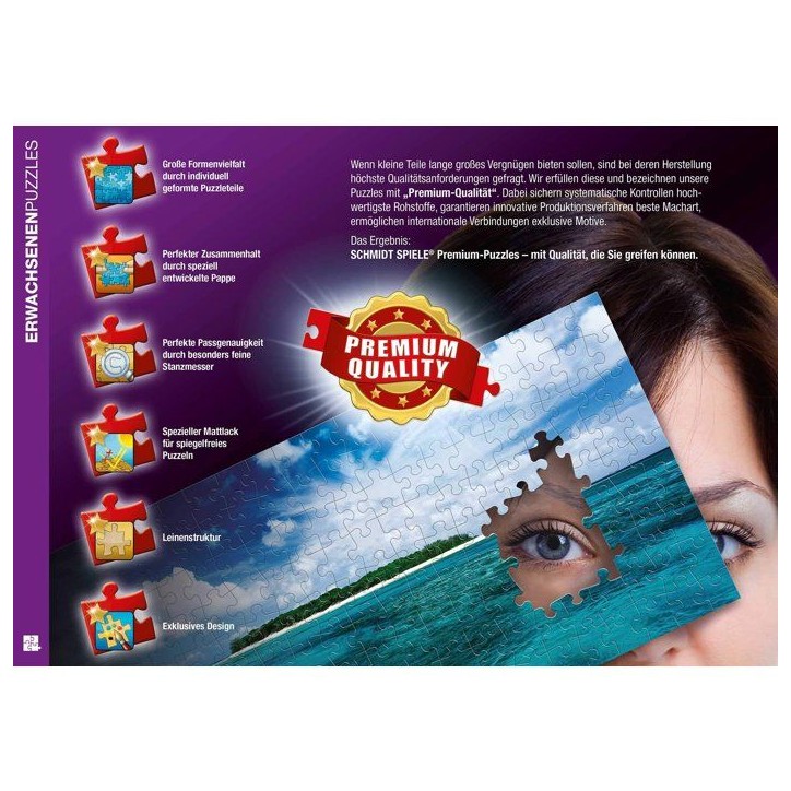 Puzzle - SCHMIDT SPIELE - DISNEY, Minnie & Mickey in Hawaii - 1000 pieces - Des 12 ans Puzzle - SCHMIDT SPIELE - DISNEY, Minnie & Mickey in Hawaii - 1000 pieces - Des 12 ans