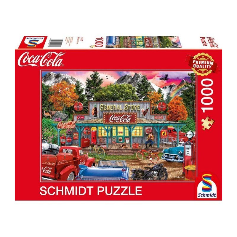 Puzzle - SCHMIDT SPIELE - Magasin Coca Cola - 1000 pieces - Des 12 ans