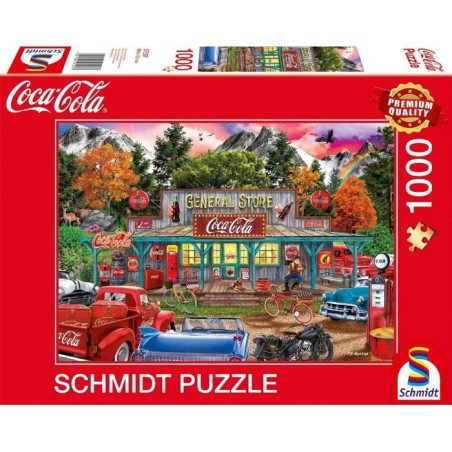 Puzzle - SCHMIDT SPIELE - Magasin Coca Cola - 1000 pieces - Des 12 ans
