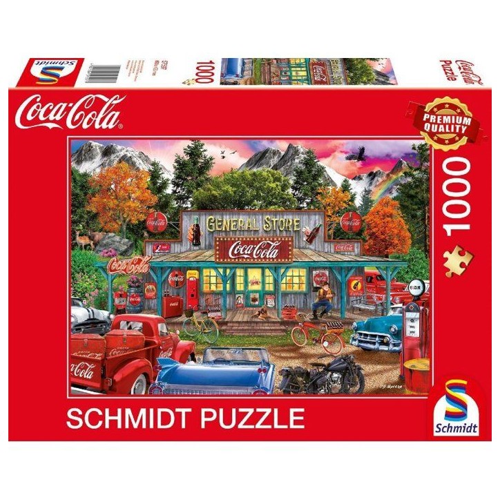 Puzzle - SCHMIDT SPIELE - Magasin Coca Cola - 1000 pieces - Des 12 ans Puzzle - SCHMIDT SPIELE - Magasin Coca Cola - 1000 pieces - Des 12 ans