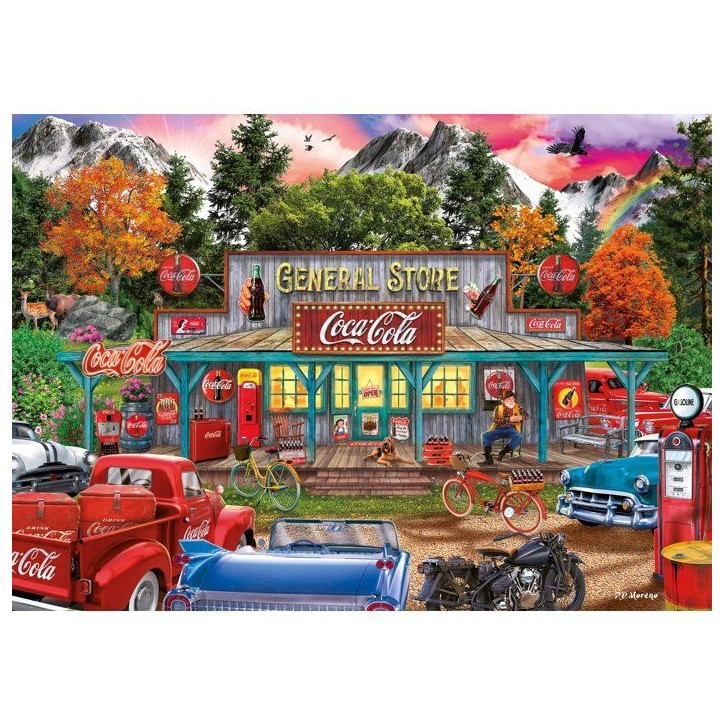 Puzzle - SCHMIDT SPIELE - Magasin Coca Cola - 1000 pieces - Des 12 ans Puzzle - SCHMIDT SPIELE - Magasin Coca Cola - 1000 pieces - Des 12 ans