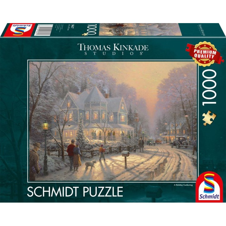 Puzzle - SCHMIDT SPIELE - Une réunion familiale de fete - 1000 pieces - Des 12 ans Puzzle - SCHMIDT SPIELE - Une réunion familiale de fete - 1000 pieces - Des 12 ans