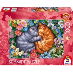 Puzzle - SCHMIDT SPIELE - Sommeil aux pattes de velours - 1000 pieces