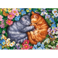 Puzzle - SCHMIDT SPIELE - Sommeil aux pattes de velours - 1000 pieces - Des 12 ans