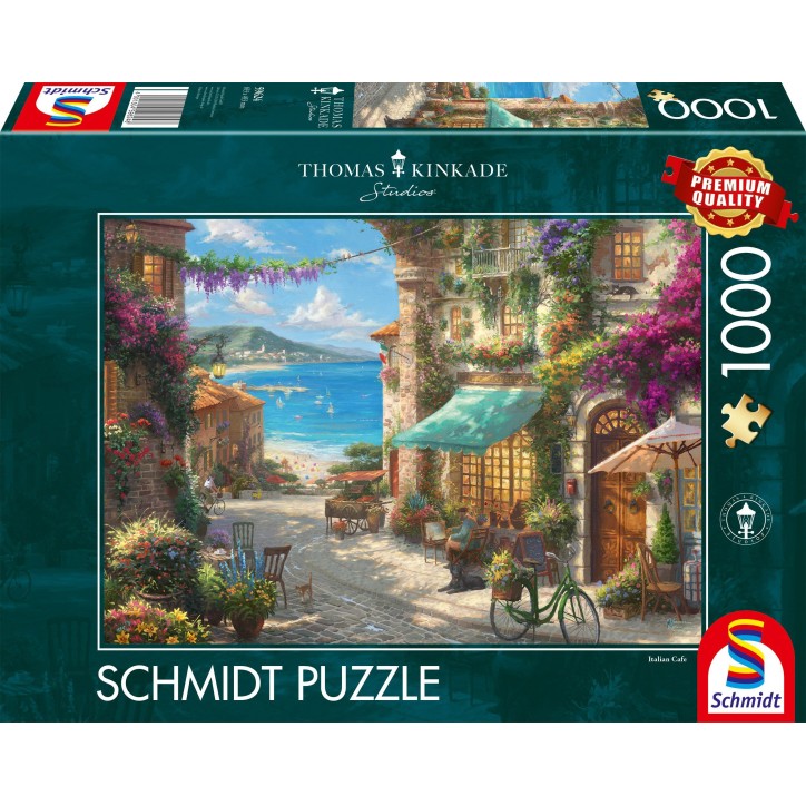 Puzzle - SCHMIDT SPIELE - Café sur la Riviera italienne - 1000 pieces - Des 12 ans Puzzle - SCHMIDT SPIELE - Café sur la Riviera italienne - 1000 pieces - Des 12 ans