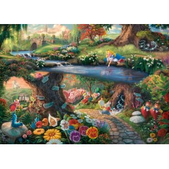 Puzzle - SCHMIDT SPIELE - DISNEY, Alice aux pays des merveilles - 1000