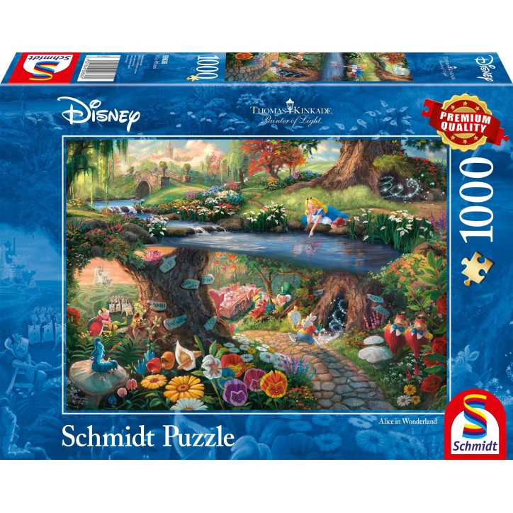 Puzzle - SCHMIDT SPIELE - DISNEY, Alice aux pays des merveilles - 1000 pieces - Des 12 ans Puzzle - SCHMIDT SPIELE - DISNEY, Alice aux pays des merveilles - 1000 pieces - Des 12 ans