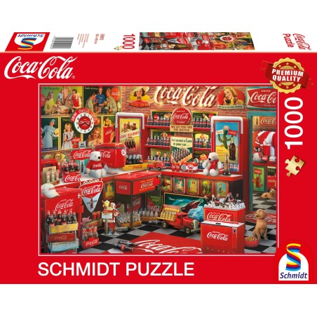 Puzzle - SCHMIDT SPIELE - Coca Cola Nostalgie - 1000 pieces - Des 14 a