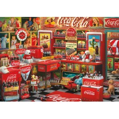 Puzzle - SCHMIDT SPIELE - Coca Cola Nostalgie - 1000 pieces - Des 14 ans