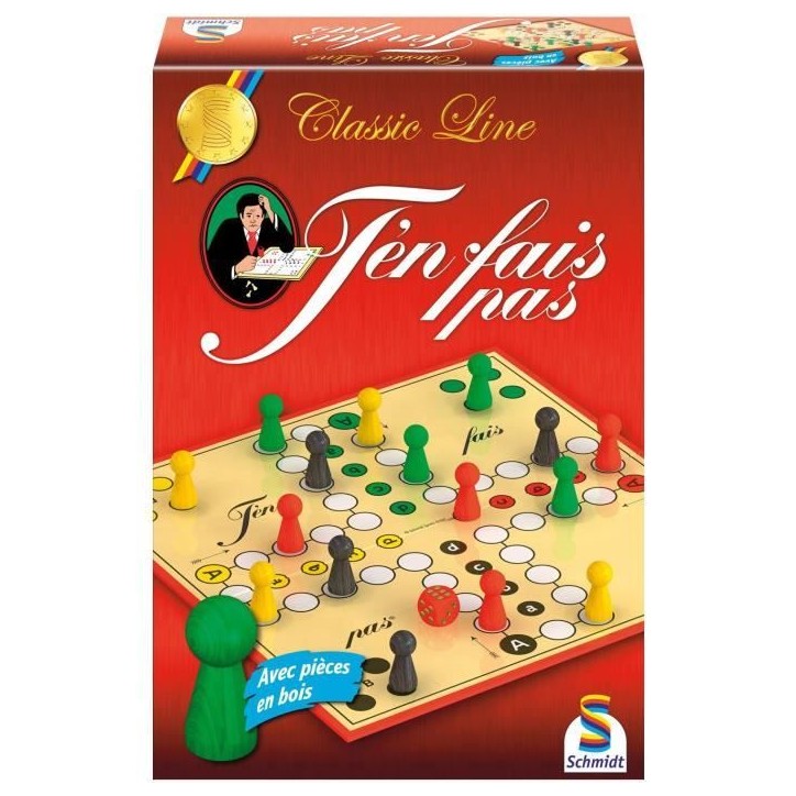 T'en Fais Pas, Jeu de Plateau, Schmidt - 88108 - Classic Line T'en Fais Pas, Jeu de Plateau, Schmidt - 88108 - Classic Line