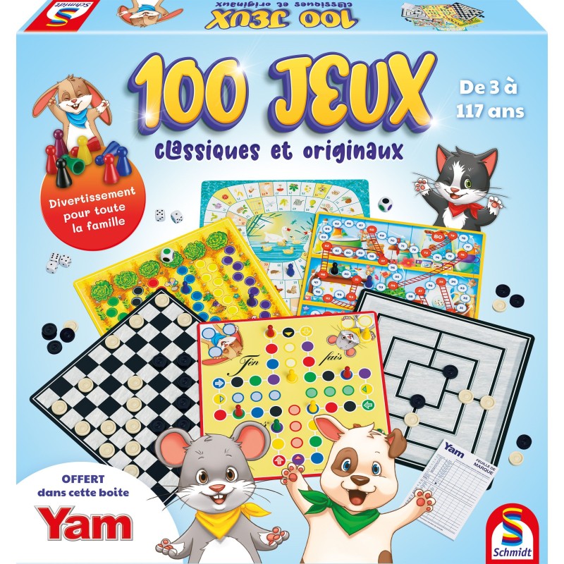 100 jeux classiques et originaux - Jeu de société - SCHMIDT SPIELE -